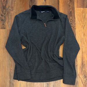 Men’s Lands End quarter zip Large